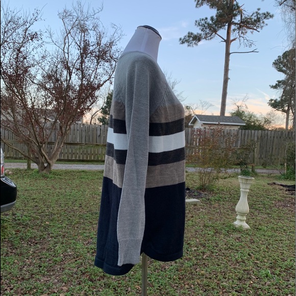 R D Style Colorblock Pullover Sweater Size L - Picture 5 of 10